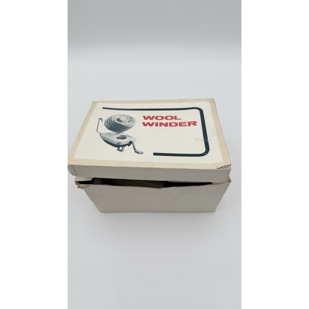 Bond Wool Winder Hand Crank Yarn Ball Winder Made in Japan w/Box Instructions